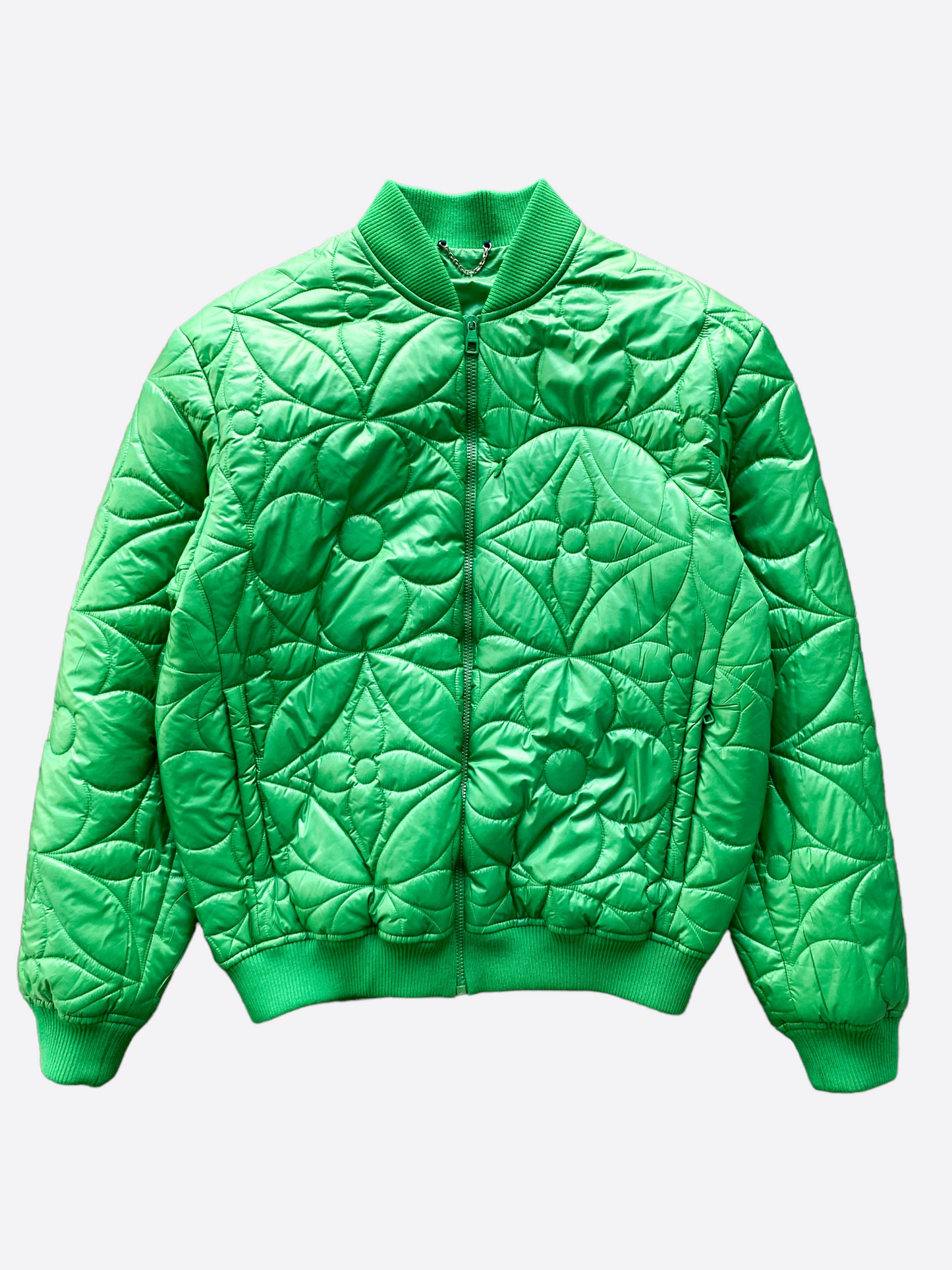 green monogram jacket