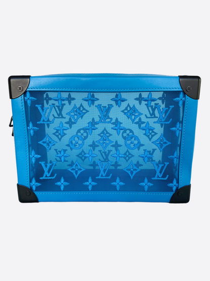 Louis Vuitton Blue Monogram Mesh Trunk