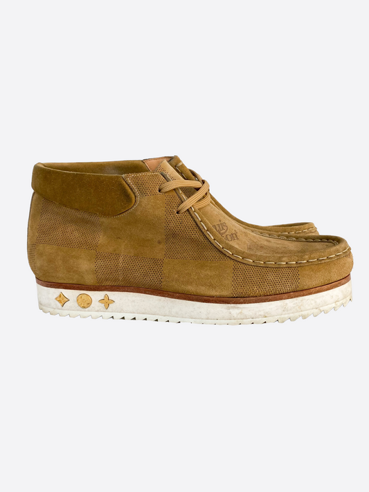 Louis Vuitton Nigo Tan Ankle Boots