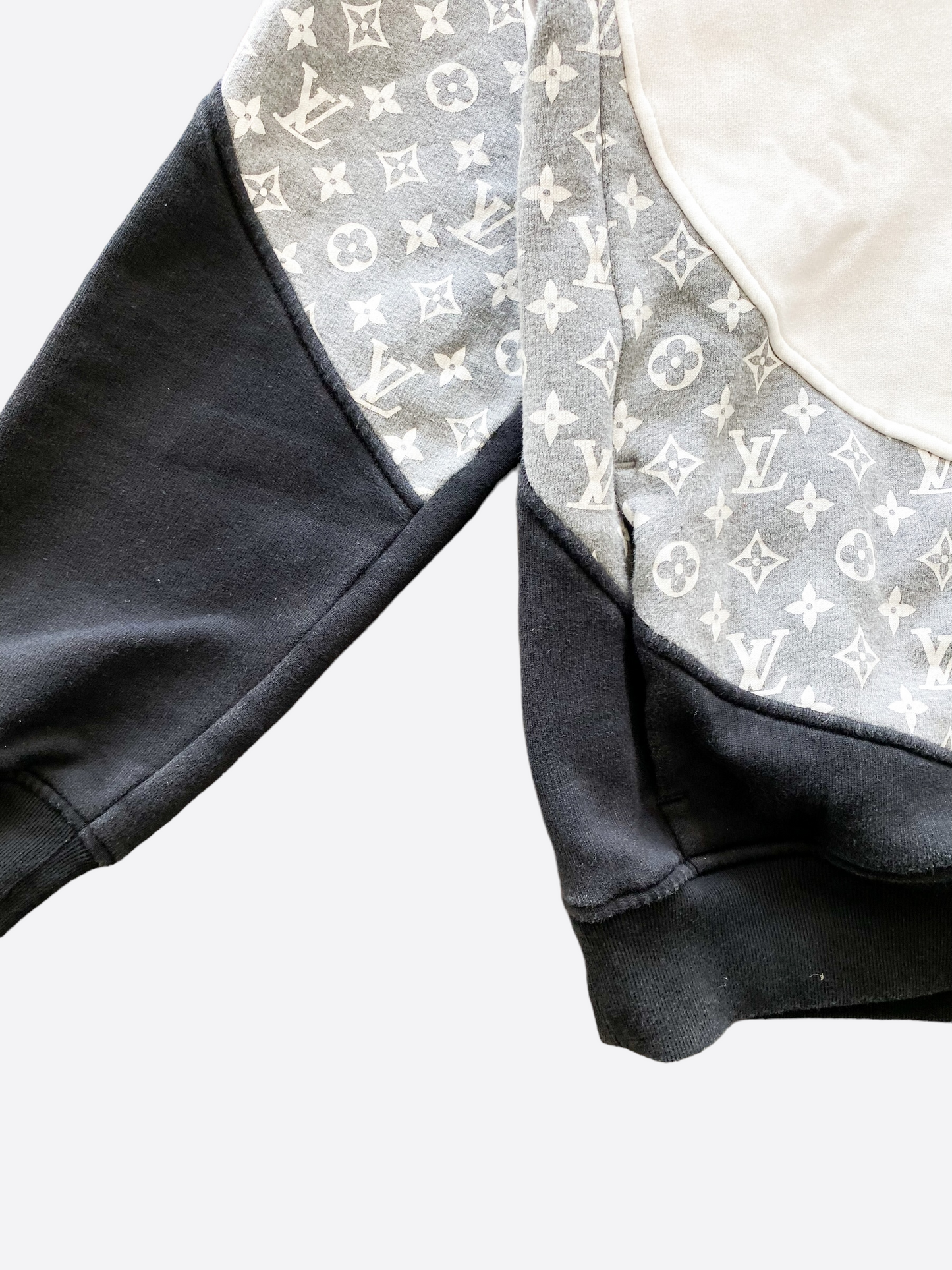 Louis Vuitton Black Monogram Circle Cut Hoodie – Savonches