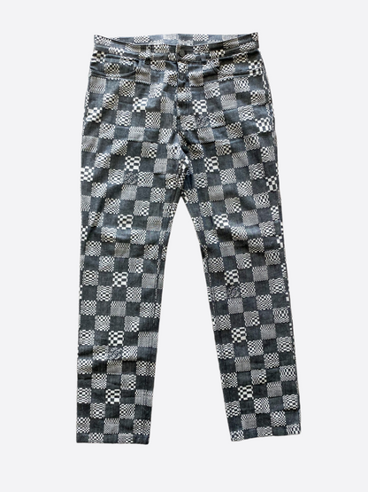 Louis Vuitton Damier Print Jeans