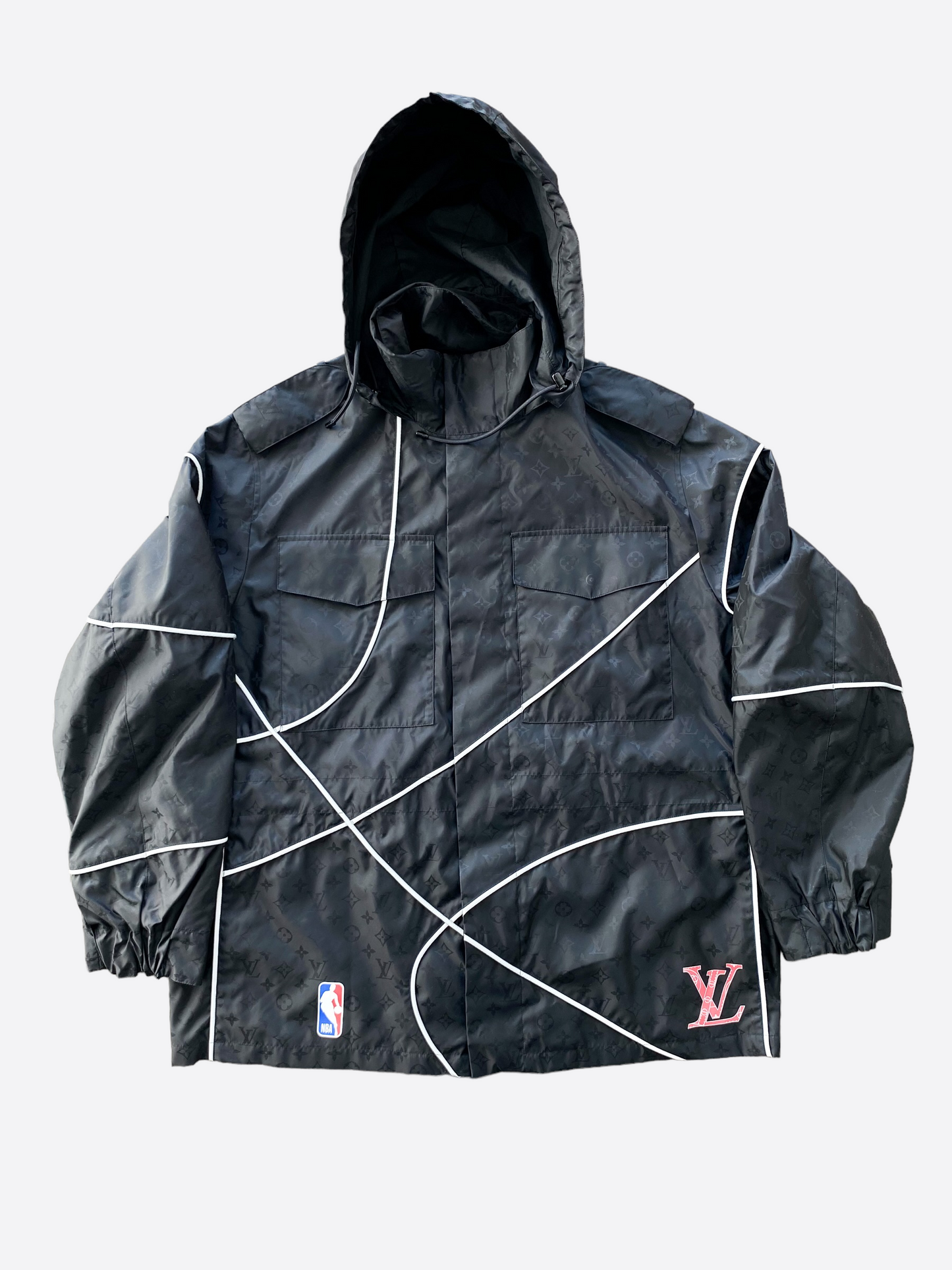Louis Vuitton NBA Monogram Denim Hooded Jacket