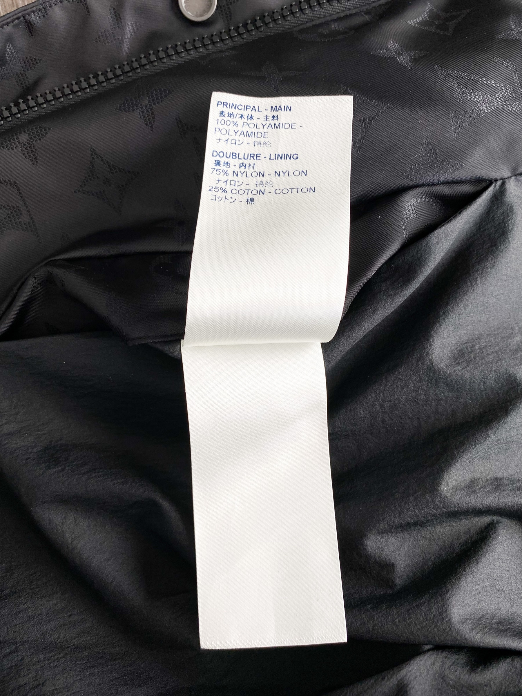 Louis Vuitton x NBA 2021 NBA Logos Moto Jacket - Black Outerwear