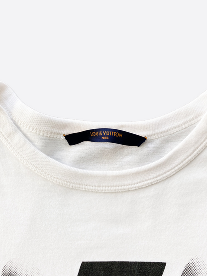 Louis Vuitton White Peace & Love Tee – Savonches Louis Vuitton White Peace & Love Tee – Savonches