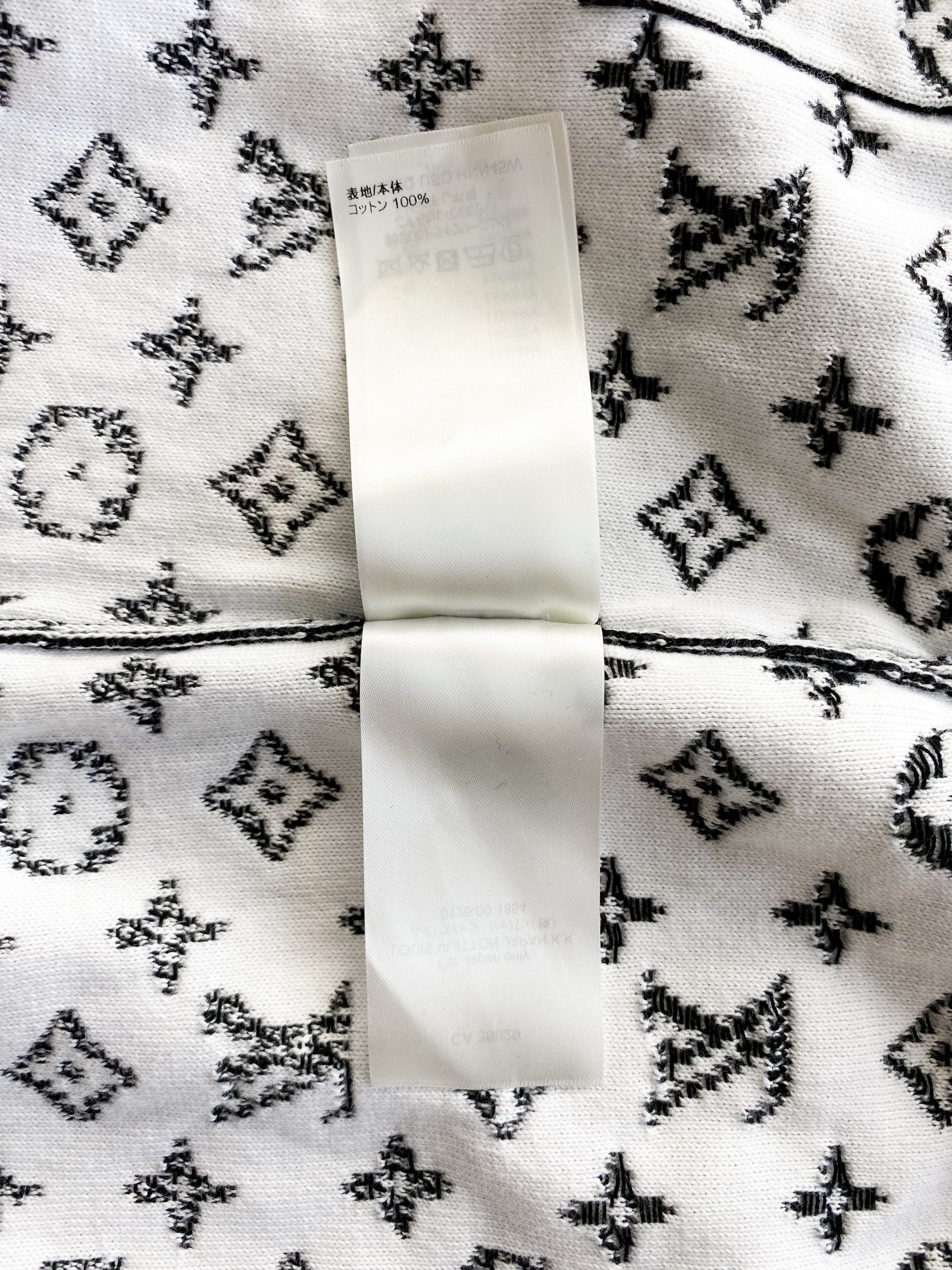 Louis Vuitton Black & White Monogram Gradient Hoodie