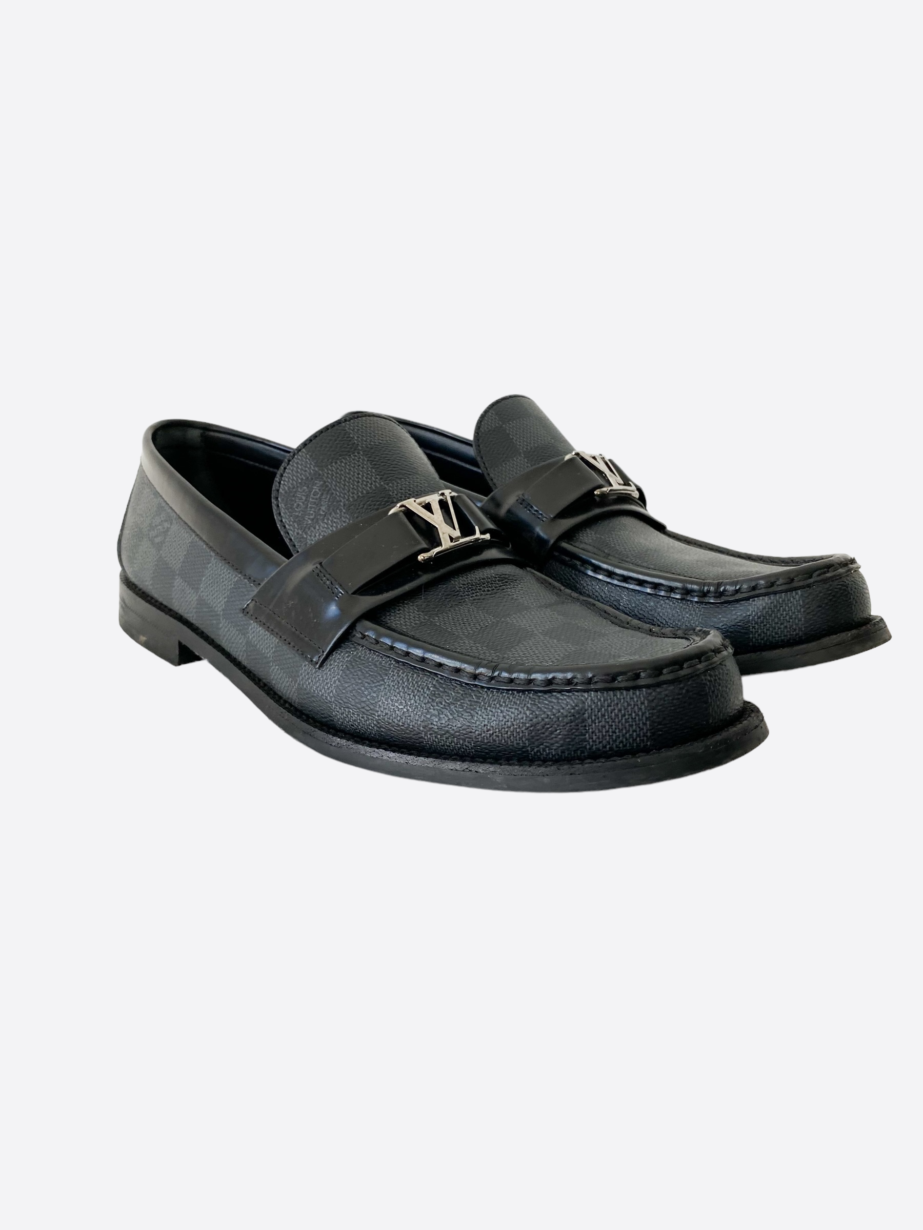 Louis vuitton 2025 checkered loafers