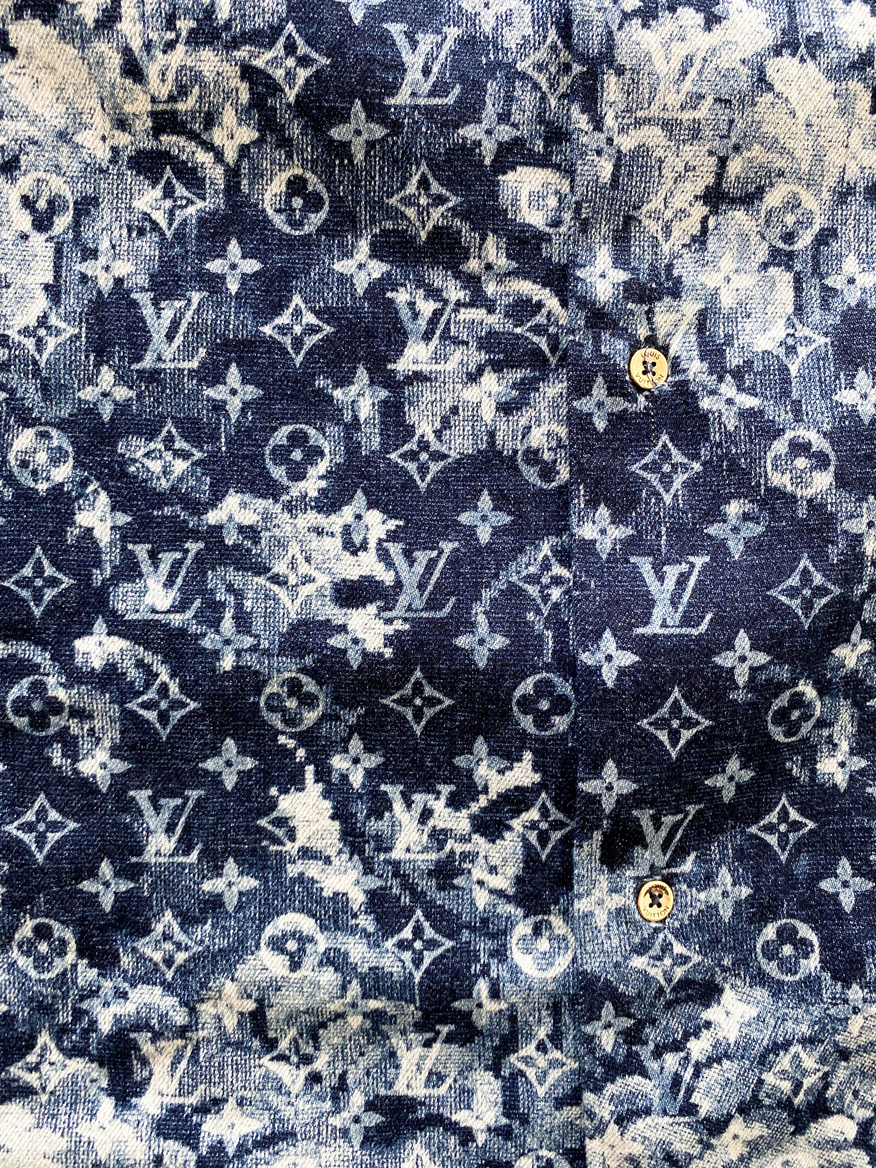Louis Vuitton Monogram Tapestry Button Up Shirt