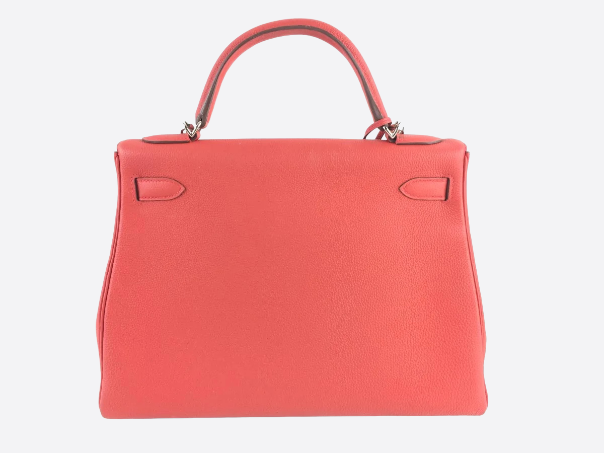 Hermès Light Red Epsom Leather Kelly 32