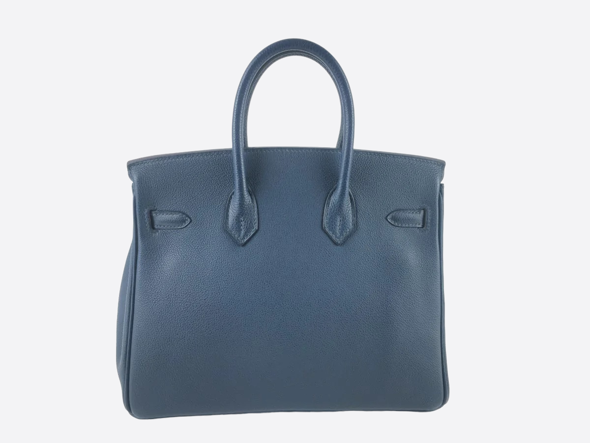 Hermès Blue Vache Leather Birkin 25