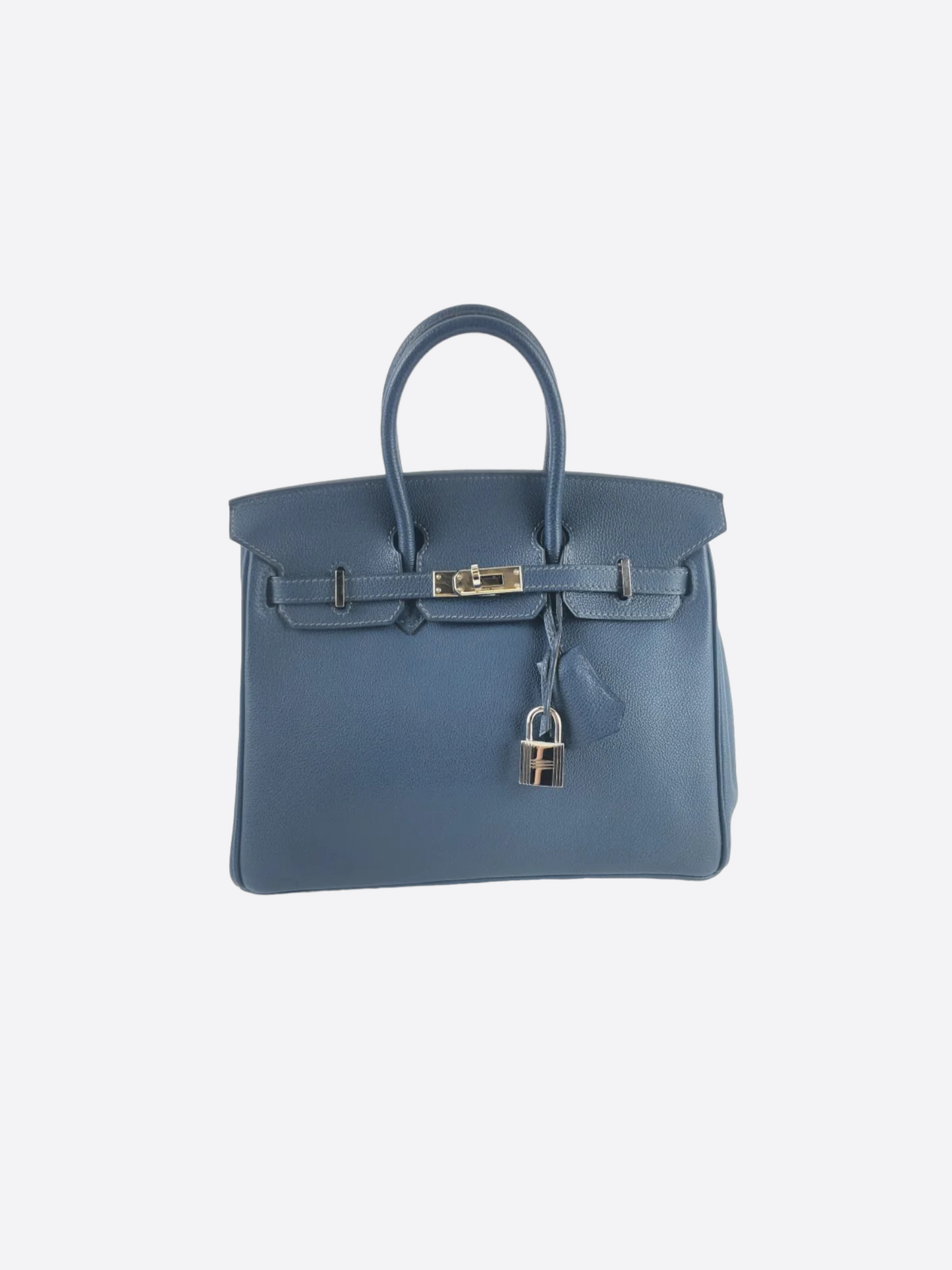 Hermès Blue Vache Leather Birkin 25