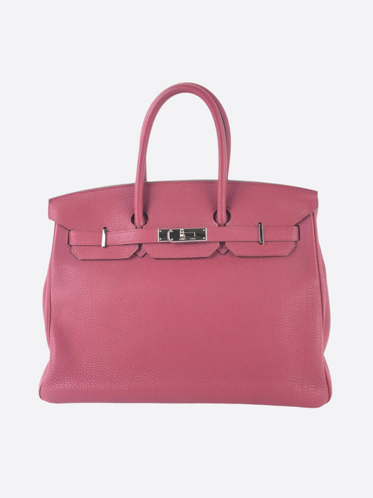 Hermès Dusty Rose Togo Leather Birkin 35