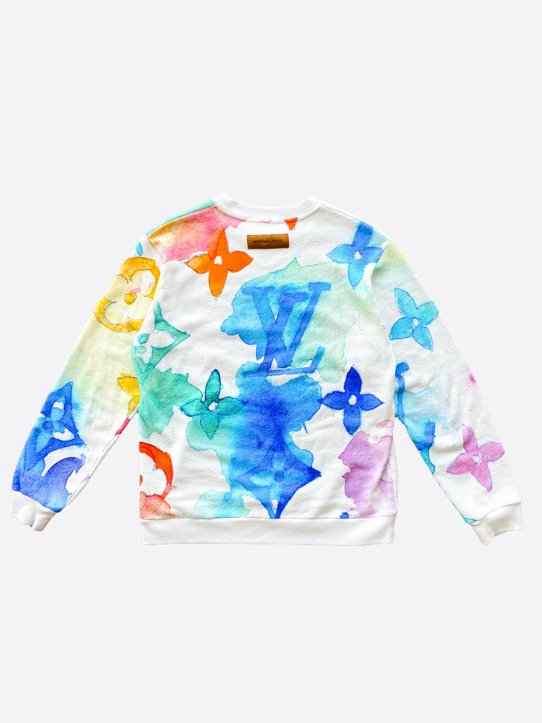 Lv Watercolor Sweater Puppies