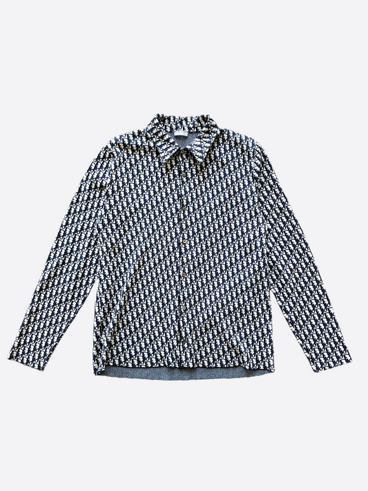 Dior Oblique Monogram Button Up Shirt