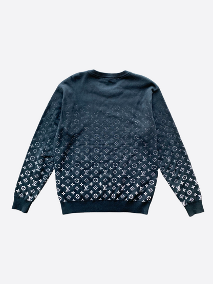 Louis Vuitton Black Monogram Gradient Sweater