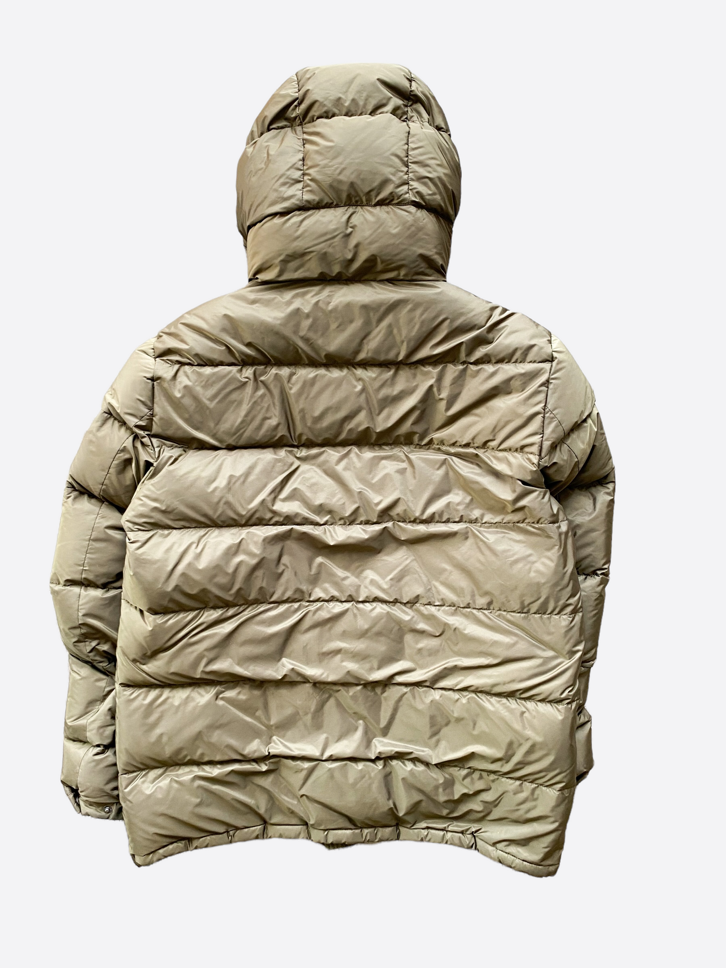 Prada Olive Iridescent Puffer Jacket