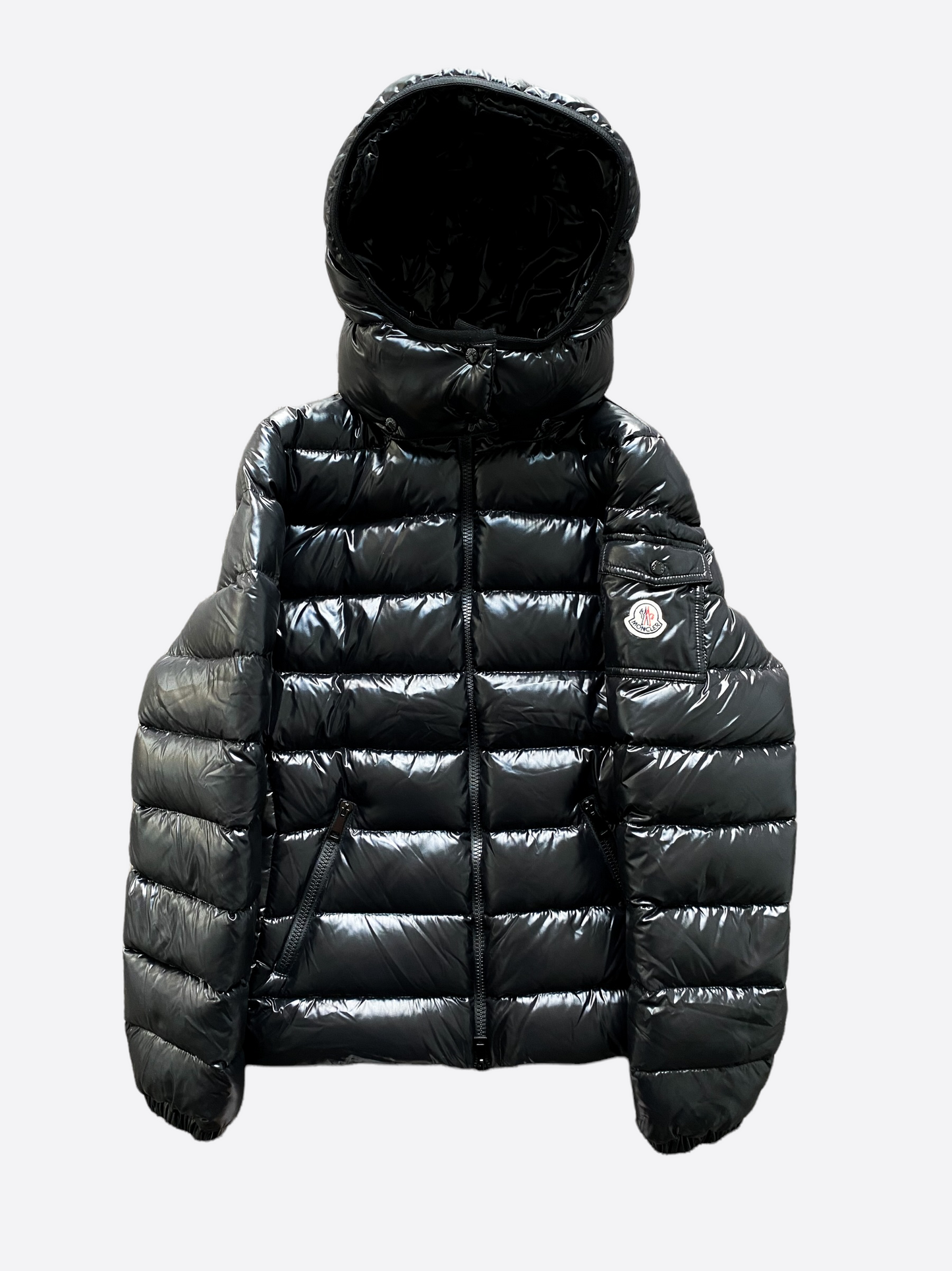 Moncler black bady outlet jacket