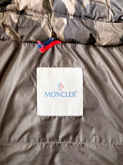 Moncler Grey Wool Puffer Men's Jacket