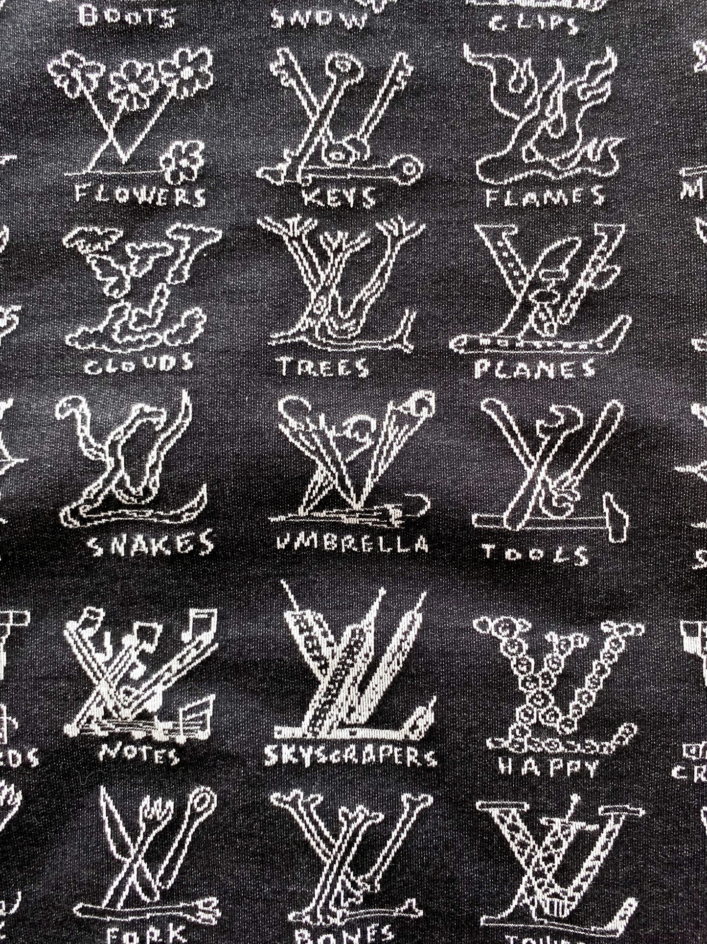 Louis Vuitton Black Cartoons Bomber Jacket