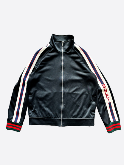 Gucci Logo Black Track Jacket