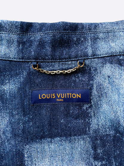 Louis Vuitton Salt Damier Short Sleeve Button Up Shirt