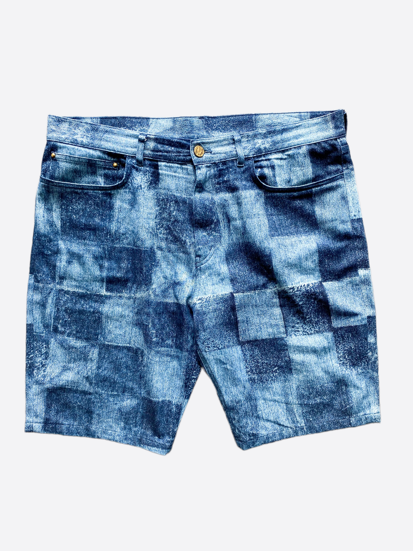 lv print shorts for men