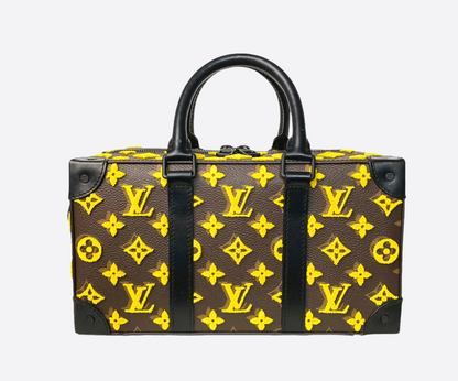 Louis Vuitton Speedy Yellow Monogram Tuffetage Trunk