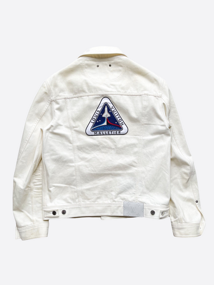 Louis Vuitton White Space Applique Denim Jacket