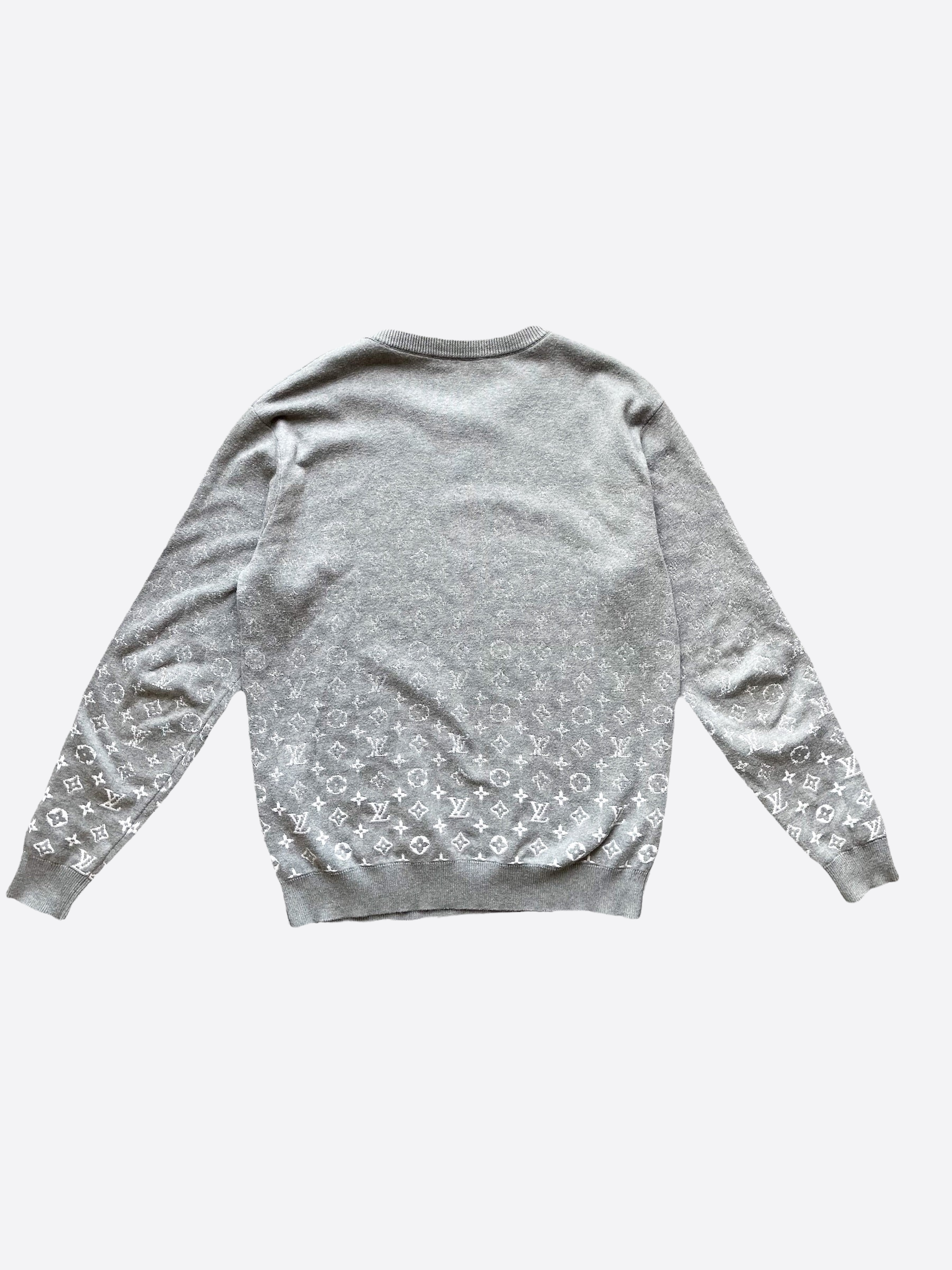 Louis vuitton 2025 sweater grey