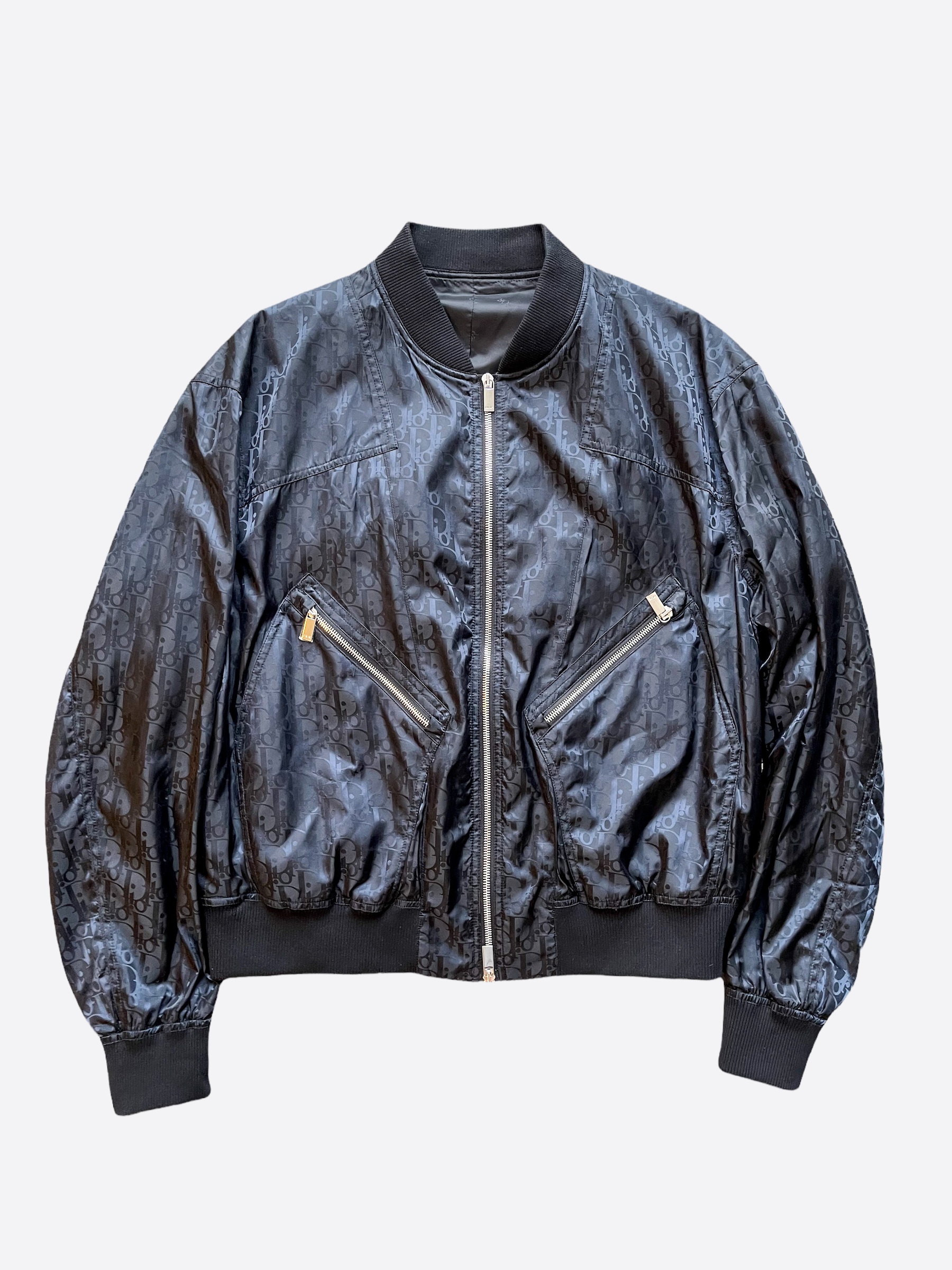 Dior Oblique Black Bomber Jacket