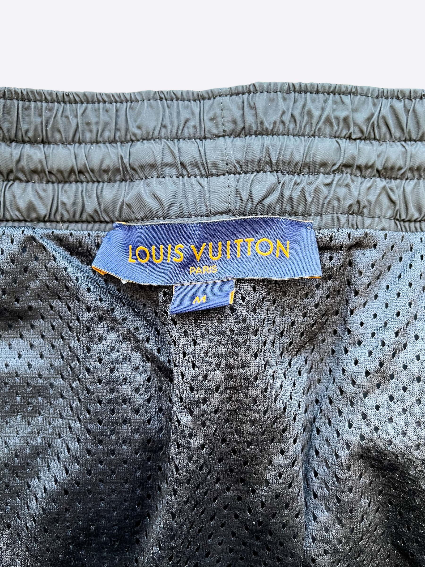 Louis Vuitton Water Monogram Board Shorts, Black, S (Stock Confirmation Required)