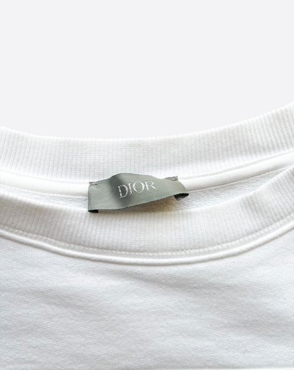 Dior Daniel Arsham White Eroded Book Sweater