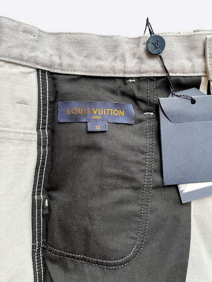 Louis Vuitton Grey Straight-fit Jeans