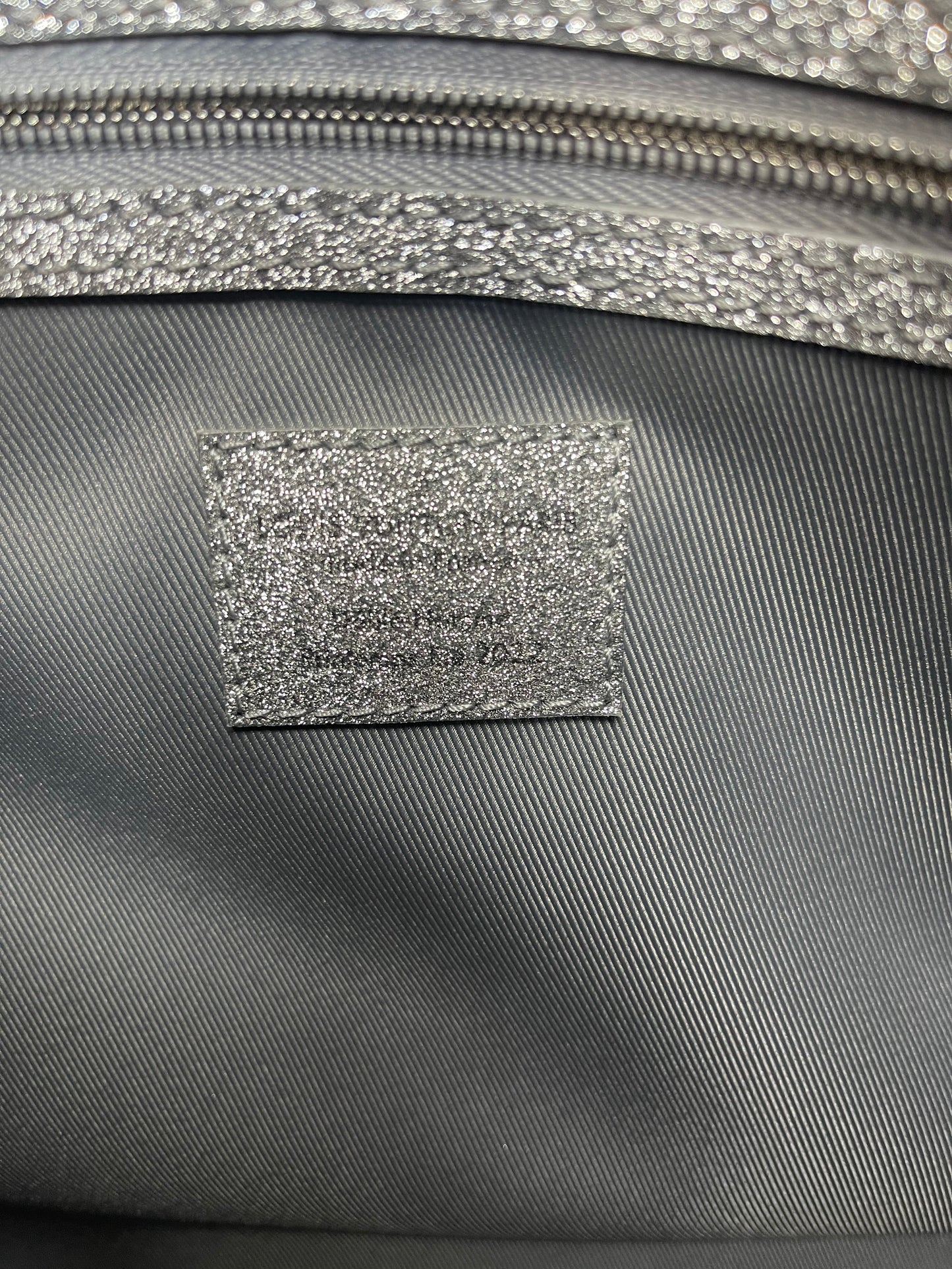 Louis Vuitton Silver Glitter Keepall 50