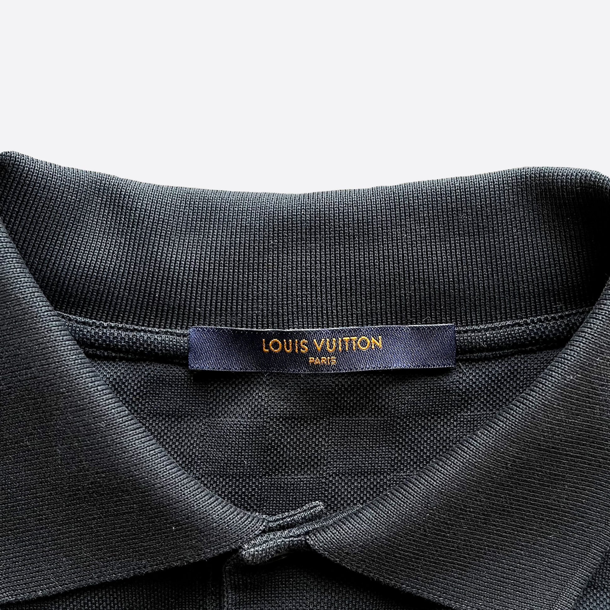 Louis Vuitton Black Damier Polo