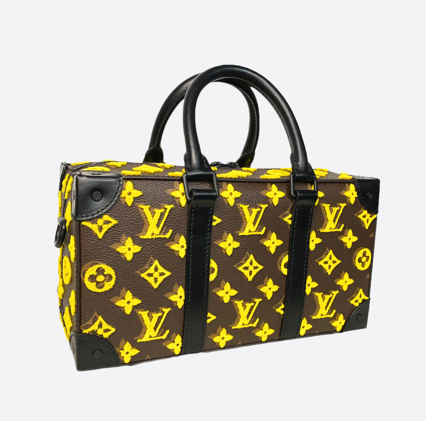 Louis Vuitton Speedy Yellow Monogram Tuffetage Trunk