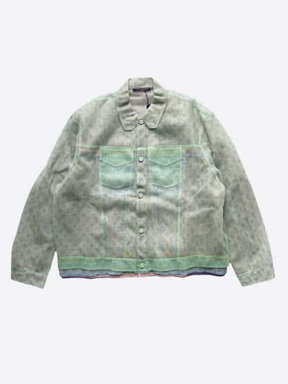 Louis Vuitton Multicolor Tulle Denim Jacket