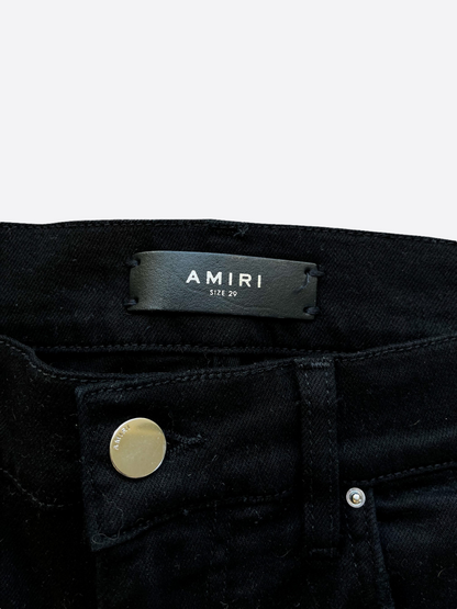 Amiri Black Stack Denim