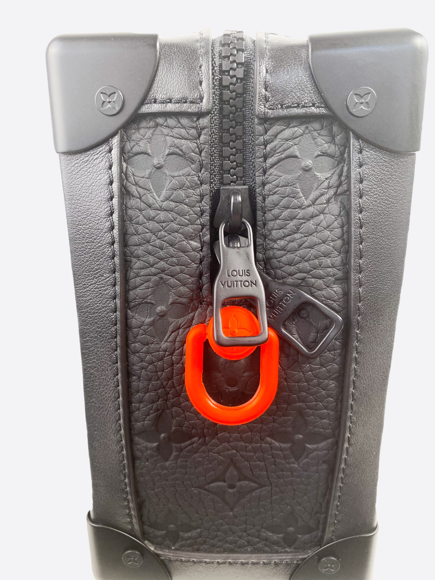 Louis Vuitton Mini Soft Black/Orange Trunk – Savonches