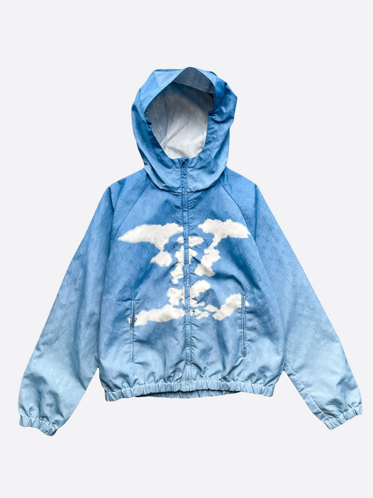 Louis Vuitton Blue Monogram Cloud Windbreaker