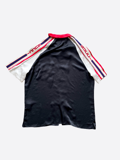 Gucci Black & Red Acetate Bowling Shirt