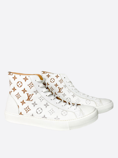 Louis Vuitton Split Monogram High Tops