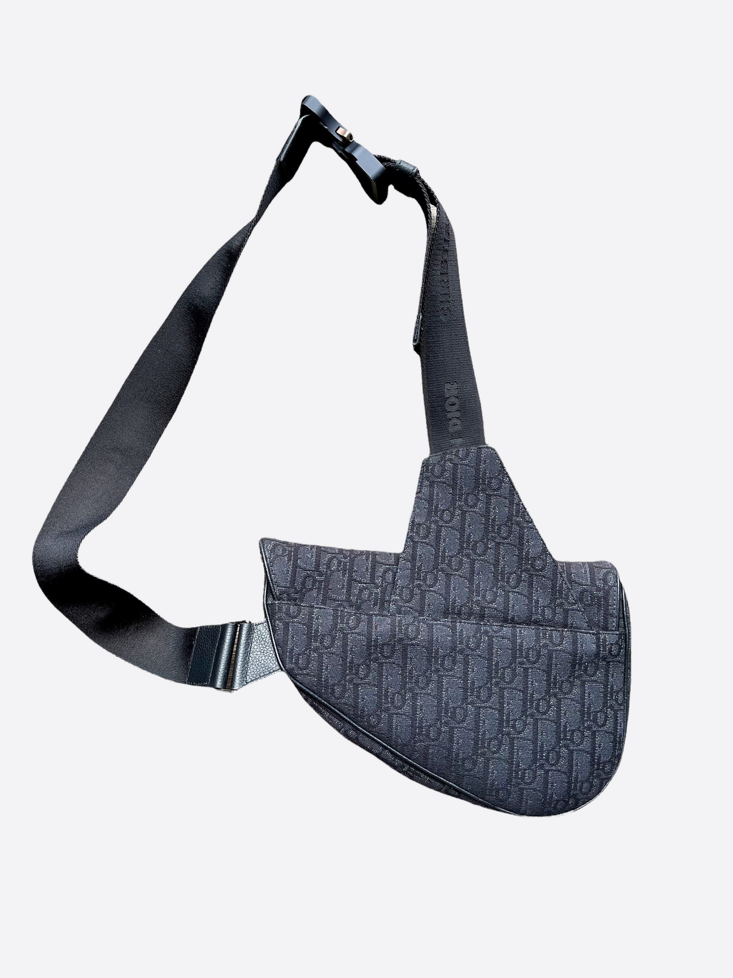 Dior Oblique Black Saddle Bag