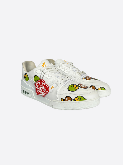 Louis Vuitton White Duck Nigo Trainers