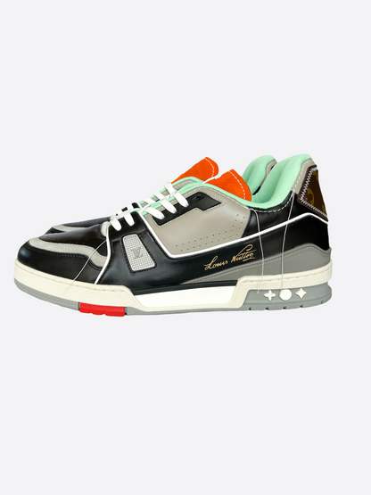 Louis Vuitton Orange & Green Trainers