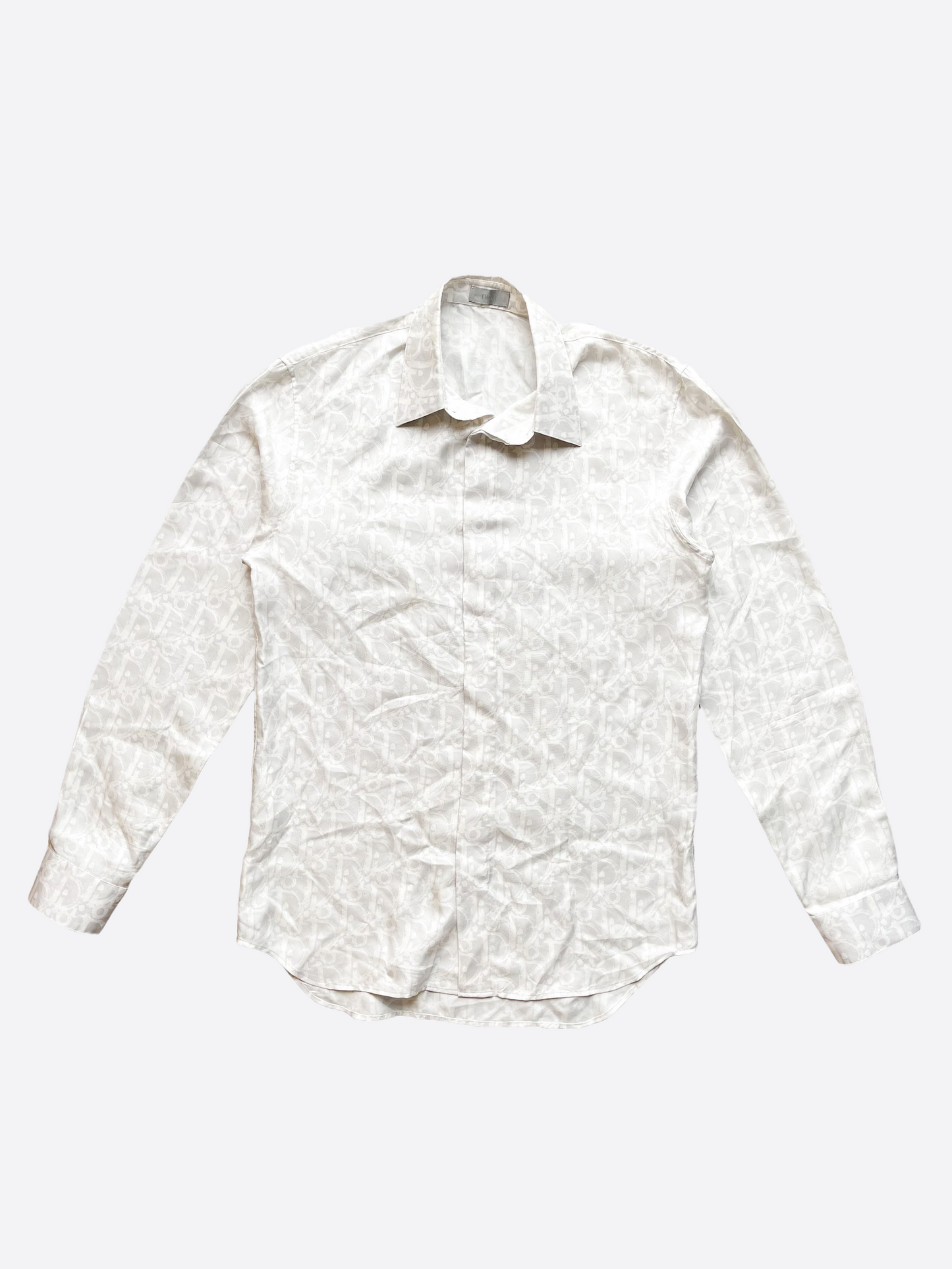 Dior Oblique Silk Button Up Shirt