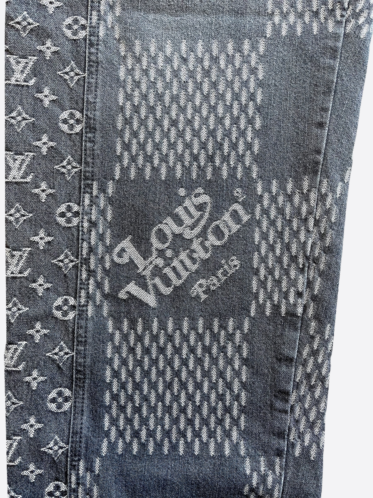 Louis Vuitton NBA Grey Monogram Jeans – Savonches