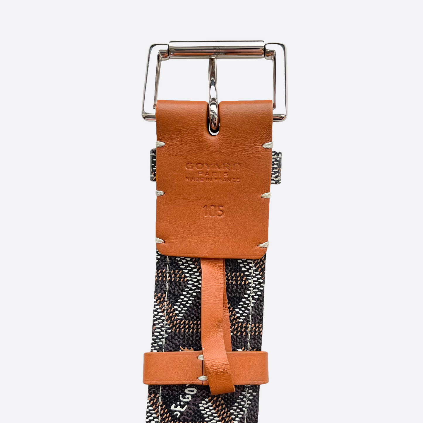 Goyard Brown Leather Belt