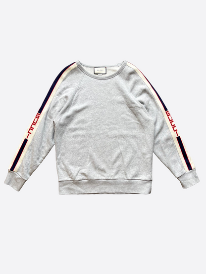 Gucci Track Logo Grey Sweatshirt Savonches