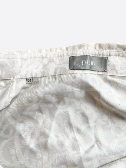 Dior Oblique Silk Button Up Shirt