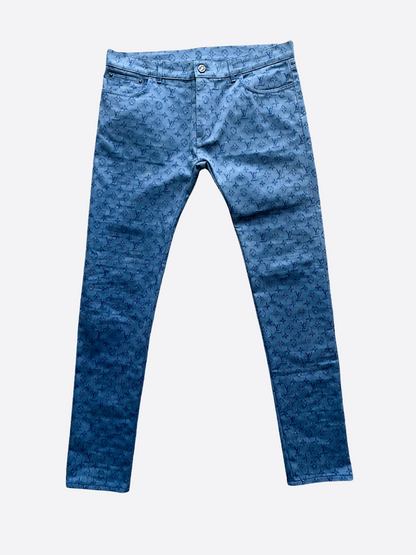 Louis Vuitton Blue Monogram Denim